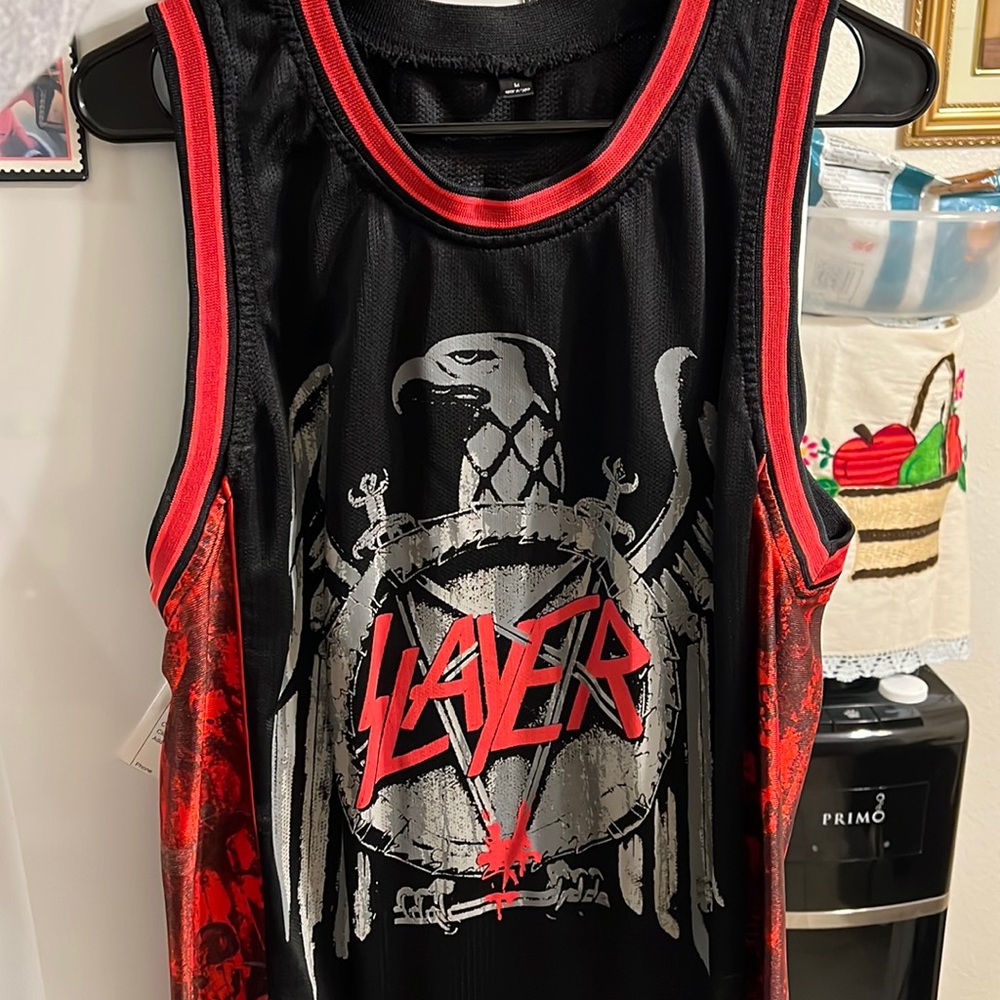 SLAYER Tank-Top Size Medium, Black